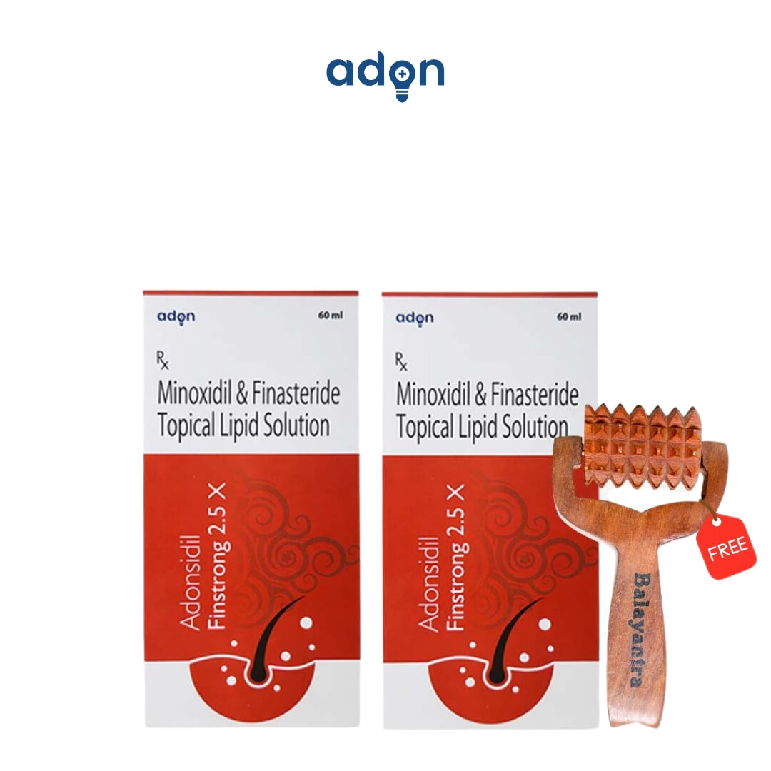 2 × Adonsidil finstrong 2.5x solution WITH FREE Balayantra
