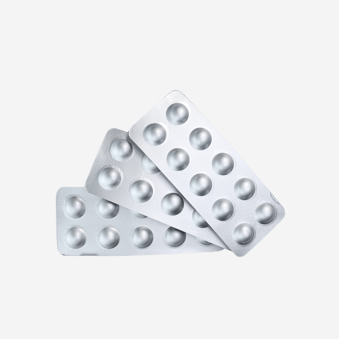 Tab Waidon Tabexidil 2.5mg, 10 tablets per strip, one month supply.