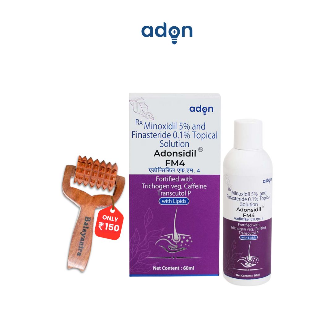 Adonsidil FM4 Solution 60 ml With 150Rs Balayantra roller