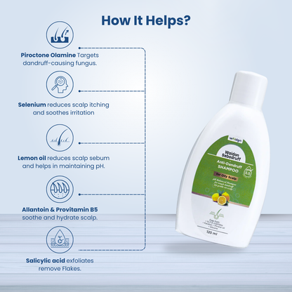 Waidon Sebodruff Shampoo, 120 ml