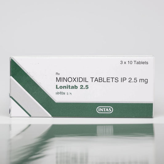 Lonitab Tablets 2.5 mg  - 3 X 10 tablets per strip