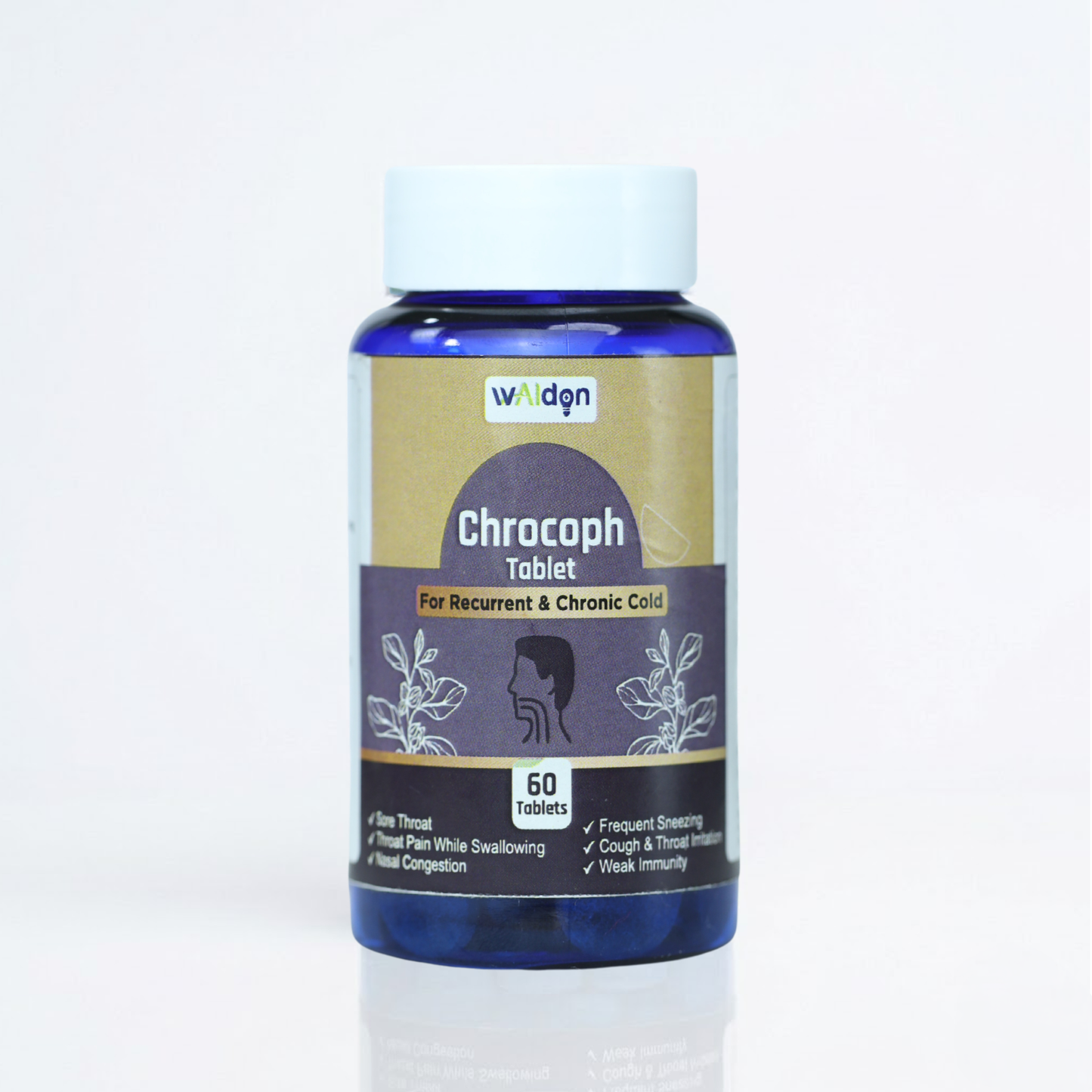 Chrocoph Tablets, 60 tablets per bottle, one month supply